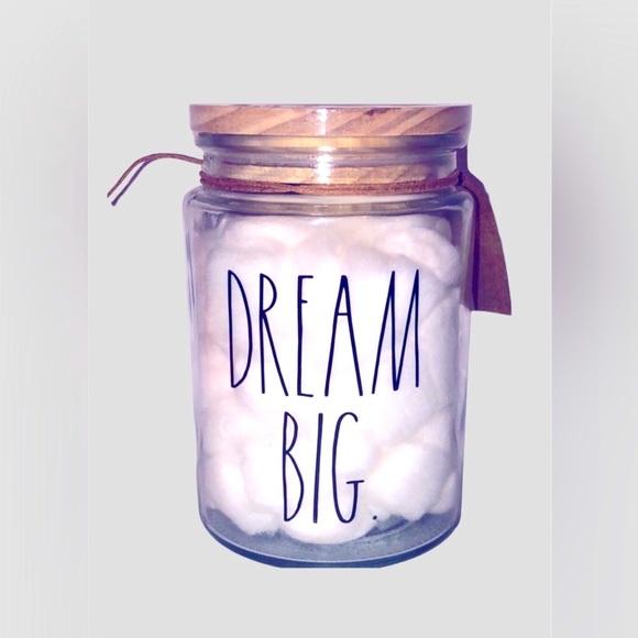 NWT DREAM BIG Large Cotton Ball Jar - Picture 1 of 7